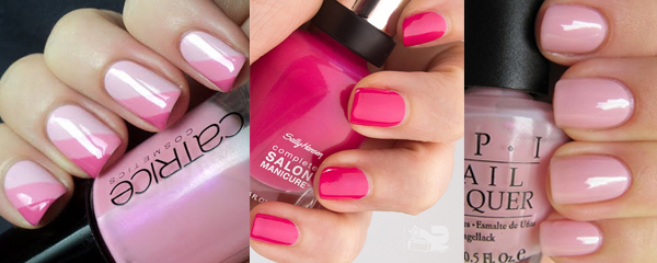 esmalte rosa