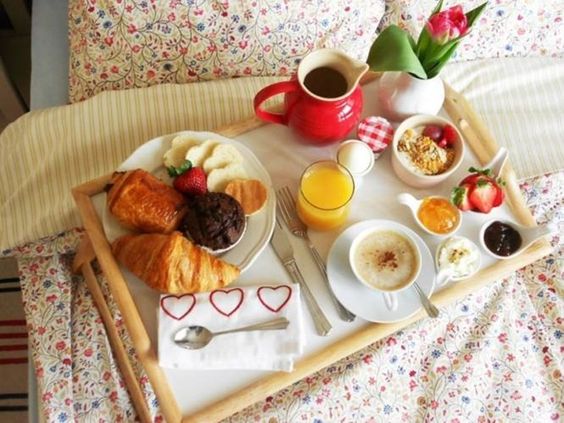 Surpresa para o namorado - Café da manhã na cama