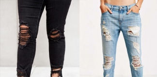 jeans desfiados