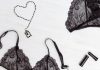 O que as cores de lingerie dizem sobre uma Mulher lingerie preta