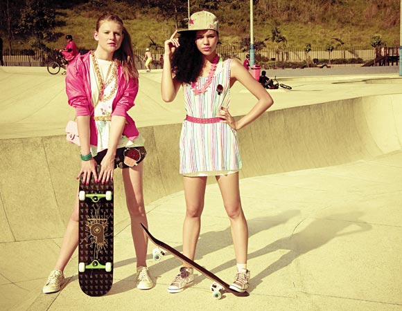 Moda Skate jovem meninas