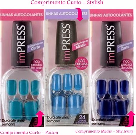 unhas autocolantes imPress