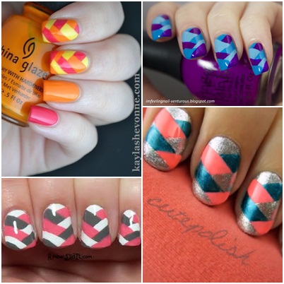 modelos de unhas trançadas