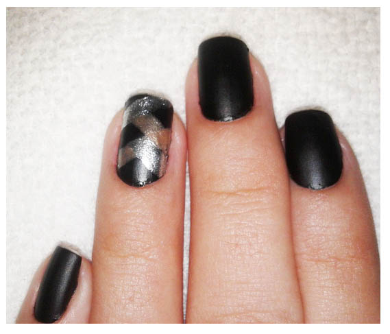 unhas trançadas preto