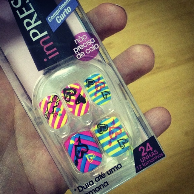 unhas autocolantes imPress