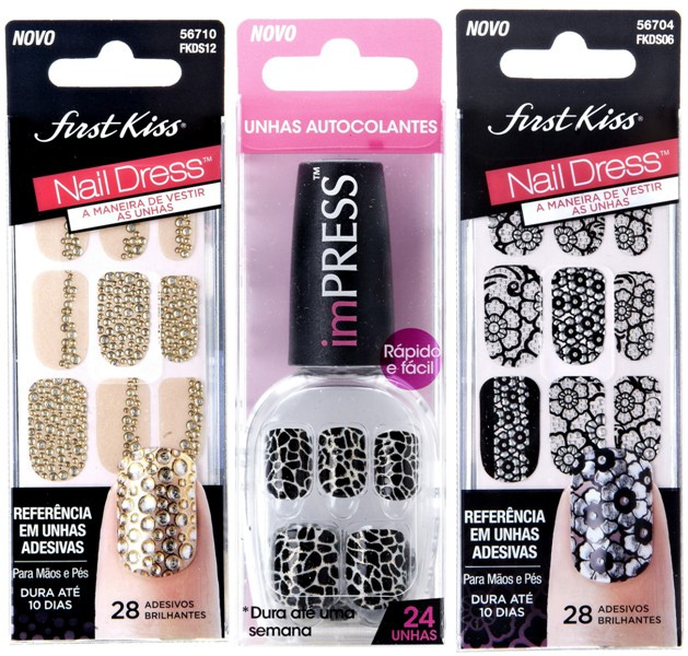 unhas autocolantes imPress