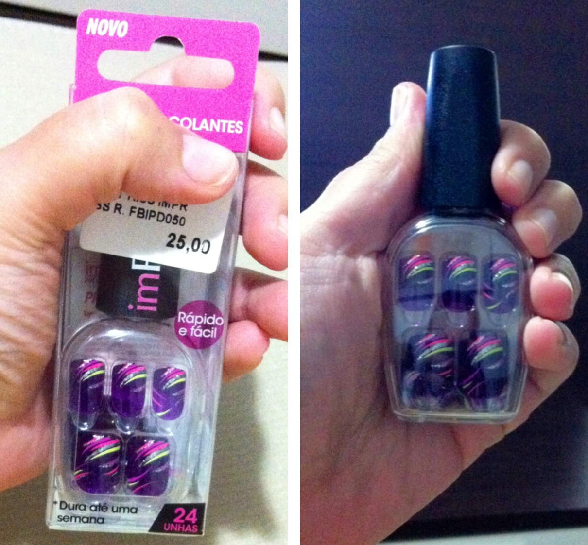 unhas autocolantes imPress