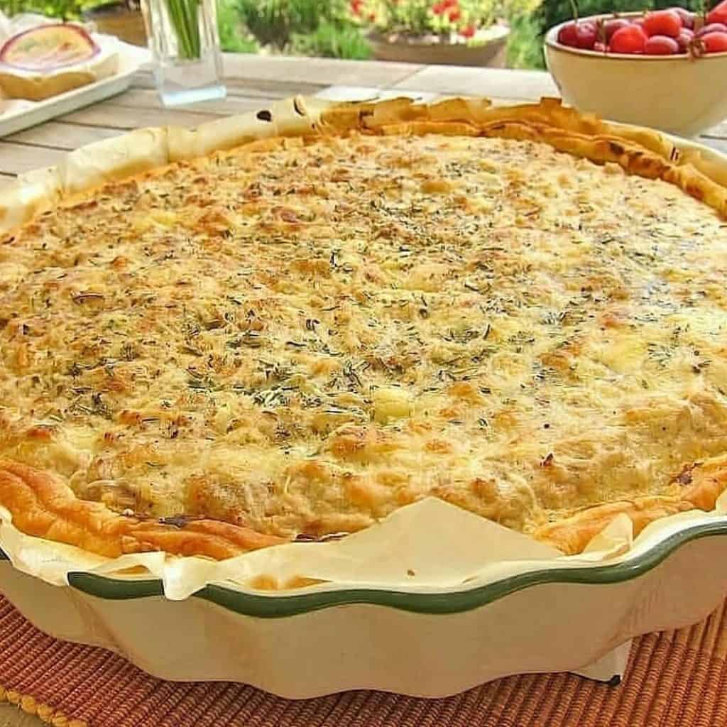 Torta de atum low carb