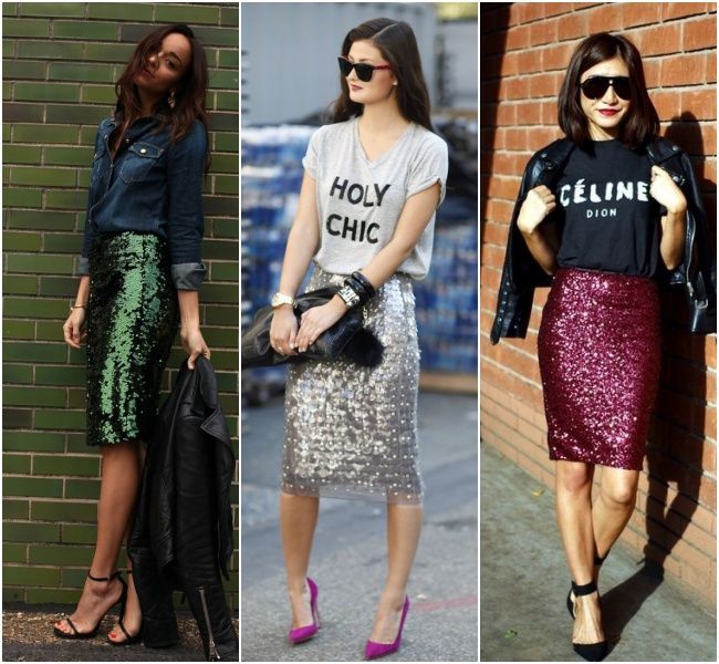 roupas com brilho durante o dia
