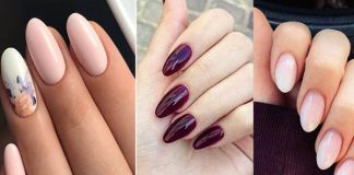 unhas amendoadas