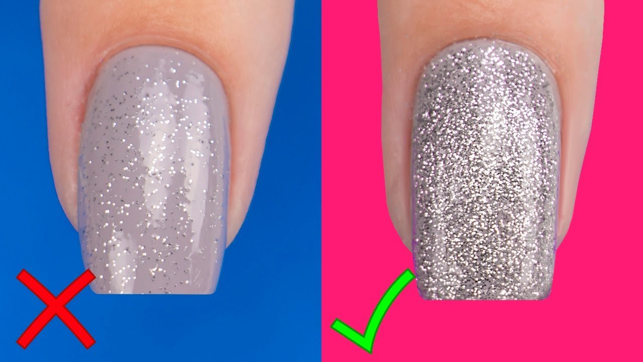 fazer unhas com glitter fazer unhas com glitter